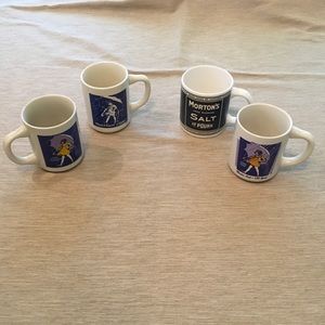 Vintage Mortan Salt Mugs